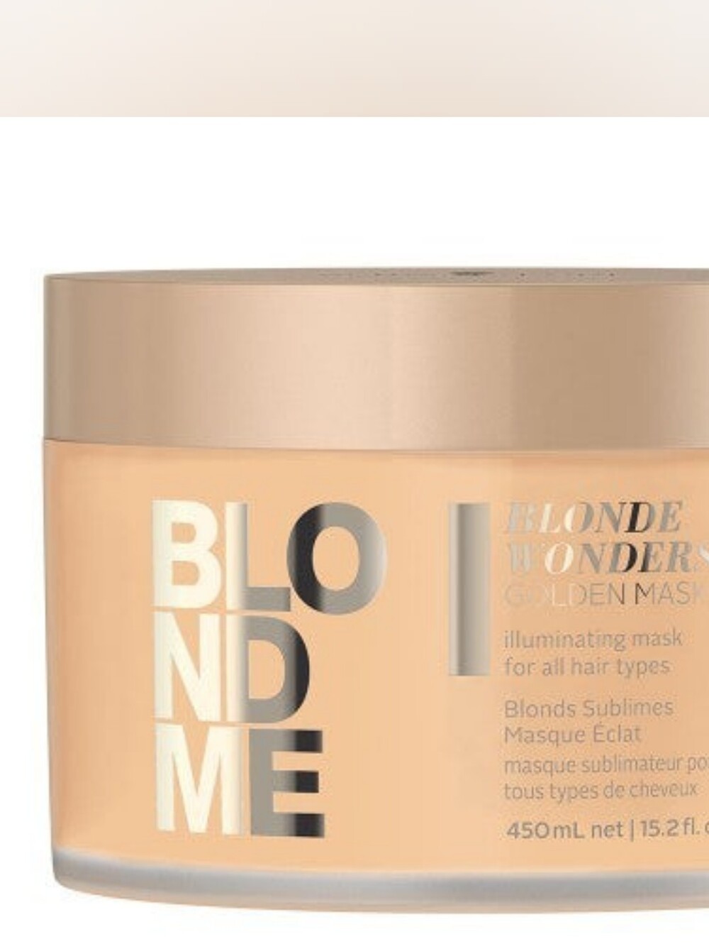 Schwarzkopf BLONDME Blonde Wonders Golden Mask 15.2 Fl Oz